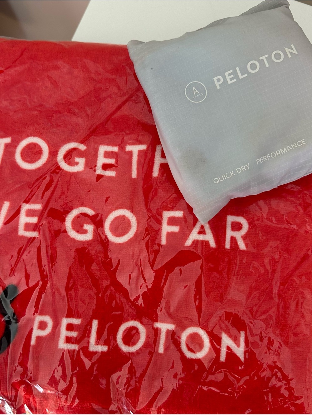 Peloton 3 pack sweat and 1 quick dry performance towel